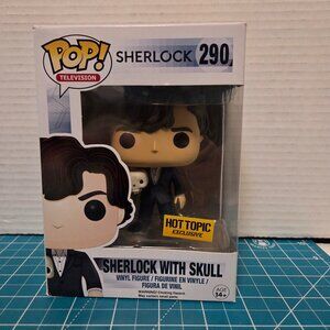 Funko POP Television Sherlock With Skull Hot Topic 290 Vinyl Figure